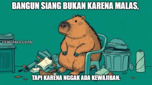 Capybara nganggur