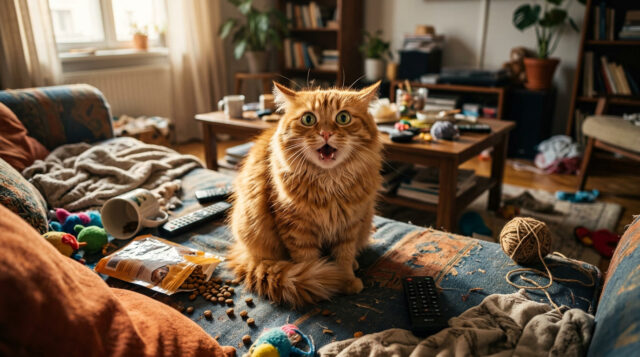 meme kucing oren lucu