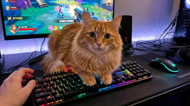 kucing bajak keyboard game